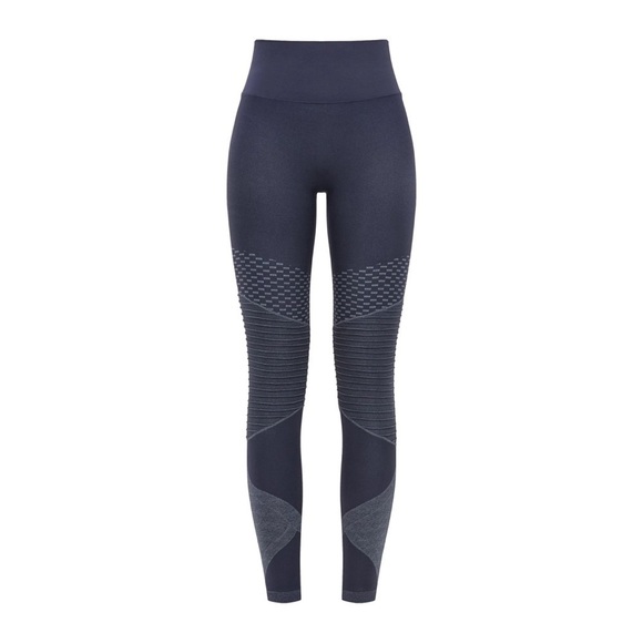 NWT Spanx Seamless Moto Leggings in Indigo Sky - Picture 1 of 1